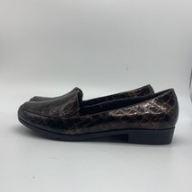 Soft Style by Hush Puppies,Brown Croco Shoes Size 7.5M - £14.33 GBP