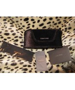 Tom Ford Deep Chocolate Velvet Eyeglass Sunglasses Case only authenticity card - $34.33