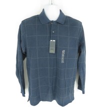 Arrow Mens Blue Long Sleeve Polo Shirt Small NWT $50 - $17.10