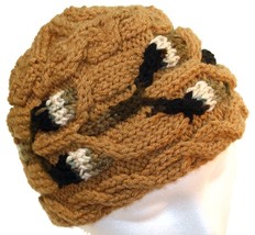 Do it up Brown Hand Knit Hat - £19.92 GBP