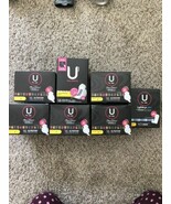 mix lot boxes U by Kotex Cleanwear Ultra Thin Pads with Wings u balance ... - $37.39
