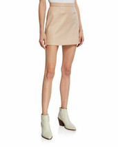 Rock Leder Mini Damen Bodycon Taille Damen Sexy Kleid Party Pencil Beige 69 - £57.51 GBP