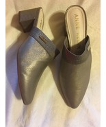 Anne Klein IFLEX Therese Metallic Taupe  Pointed-toe CLOGS MULES SZ 8 NEW - €76,28 EUR Anne Klein IFLEX Therese Metallic Taupe  Pointed-toe CLOGS MULES SZ 8 NEW - €76,28 EUR
