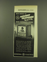 1949 General Electric Model 821 Television Ad - New Series G Daylight Te... - £14.48 GBP
