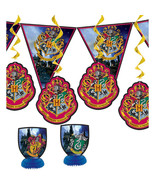 Harry Potter Hogwarts Decoration Kit Birthday Party Supplies 7 Pieces New - $129.84 MXN