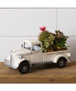 New Vintage style White Metal Truck- SALE - $51.97 CAD