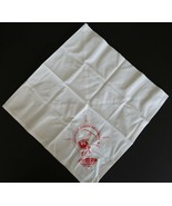 Vtg Boy Scout neckerchief red &amp; white Native American figure Brunswick NY - $278.27 MXN