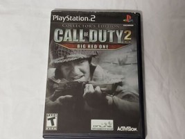 Call of Duty 2 Big Red One Collector&#39;s Edition PlayStation 2 PS2 2005 Activision - £3.95 GBP