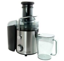 MegaChef 800W Wide Mouth Stainless Steel Dual Speed Centrifugal Juicer Machine - £56.50 GBP
