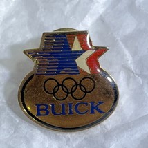 Buick 1984 Los Angeles Olympics Logo USA Olympic Rings Lapel Hat Pin - £6.33 GBP