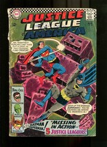 JUSTICE LEAGUE 32-1967-SUPERMAN AND BATMAN COVER G - $18.62