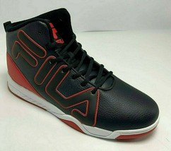 Men&#39;s Fila Khronos Black | Red | White Fashion Sneakers NWT - £77.11 GBP