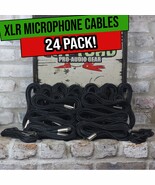 24 PACK - FAT TOAD XLR Mic Wires | 20ft Professional Pro Audio Green Mic... - $146.84