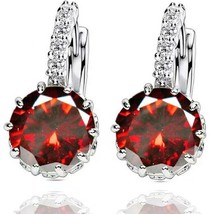 2022 Fashion Ladies Stainless Steel Round Sunflower Full Crystal Earrings Stud E - £7.47 GBP