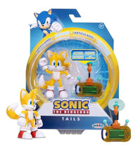 Sonic the Hedgehog Tails 4&quot; Figure with Miles Electric New in Box - £16.51 GBP