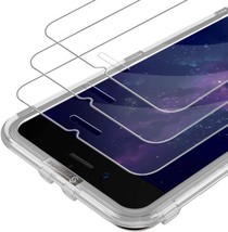 New Syncwire I Phone 8 / 7 / 6S / 6 Screen Protector 3-Pack Tempered Glass 9H Nib - £4.89 GBP