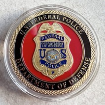 United States Federal Do D Police Challenge Coin - £11.63 GBP