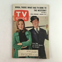 TV Guide January 21 1967 #721 Diana Rigg &amp; Patrick Macnee, Los Angeles CA - £29.99 GBP