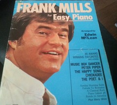 Frank Mills For Easy Piano , Arranged By Edwin McLean -Songbook Sheet Music Song - £48.36 GBP