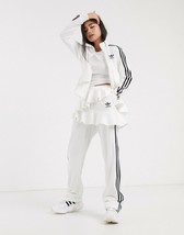 Adidas x J KOO FT9891 Ruffled Velour Track Pants White ( S ) - $89.07