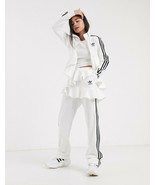 Adidas x J KOO FT9891 Ruffled Velour Track Pants White ( S ) - $124.99 CAD