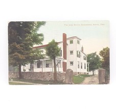 Akron OH John Brown Homestead 1911 Vintage Postcard Posted - $9.74
