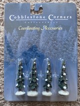 NIP Vintage Cobblestone Corners Coordinating Accessories Trees - £11.81 GBP