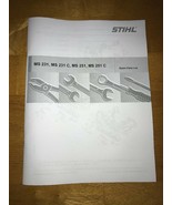 MS 231 251 MS231 MS251 STIHL Chainsaw Illustrated Parts List Diagram Manual - $18.57 CAD