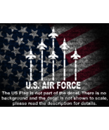 US Air Force Jets In Formation (Thunderbirds) Vinyl Decal US Seller US Made - $6.72+