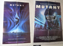 (2) Mutant AKA Night Shadows Original One Sheet Movie Posters 1984 Horror 27x41 - £31.27 GBP
