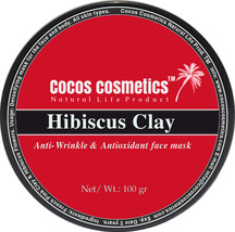 Facial mask | Hibiscus Floral Clay | Pink French Clay | All natural vegan clay - $12.80