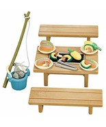 Sylvanian Families Furniture Family Barbecue Set Toy Dollhouse - £13.93 GBP