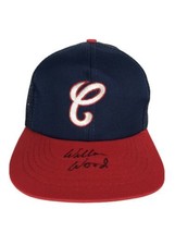 Vintage Chicago White Sox Hat Wilbur Wood Autographed Snapback 1980s RARE - £37.22 GBP