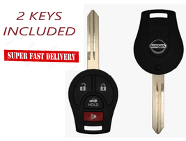 2 NEW Remote Key For NISSAN Maxima 2004-2006 4B CWTWB1U751 (46)Chip Top ... - £21.99 GBP