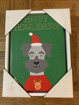 Yappy Howlidays Schnauzer Christmas Picture 5.75x7.75 - £33.16 GBP