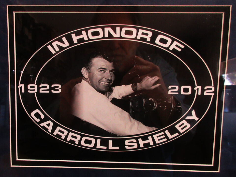 Carroll Shelby Framed Autograph Check #1278 dtd Feb 1 1963 Item image 3