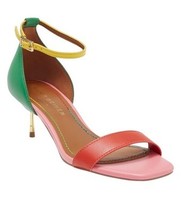 Kurt Geiger Birchin Colorblock Sandals Leather Kitten Heels Size 41/10 - $64.35
