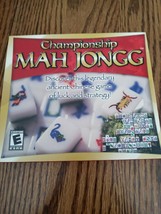Championship Mah Jongg Legendary Ancient Chinese Luck Strategy Skill PC - £9.40 GBP