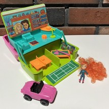 Caboodles Rec Room Garage Playset Case 1993 Toy Biz Vintage Playset w/Doll Car - $34.65