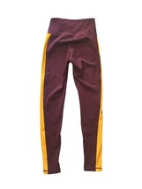 Adidas Sun Devils Arizona State Leggings Size Small Maroon Gold ASU NCAA Women image 3