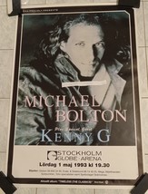 Michael Bolton Original Tour Poster Stockholm 1993 24 1/2 X 35 1/2 Inches!! Rare - £29.54 GBP