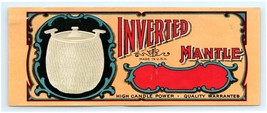 Vintage Label Inverted Mantle High Candle Power - £37.54 GBP