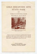 Gold Discovery Site State Park &amp; James W Marshall Historical Monument Bo... - £14.79 GBP