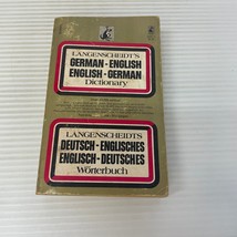 German To English and Dutch To English Dictionary Paperback Langenscheidt 1987 - £14.56 GBP