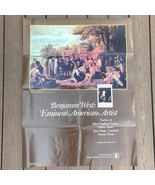 Vintage 1975 Benjamin West Artist USPS Post Office Stamp Advertising Pos... - £13.41 GBP