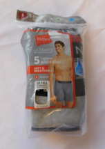 Hanes Men&#39;s 5-Pack Tagless Boxer Briefs Soft &amp; Breathable Size S 28-30&quot; Multi - £38.94 GBP