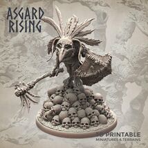3D Printed Asgard Rising Goblin Chieftain 28mm-32mm Ragnarok D&amp;D - $6.83+