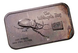 The Watergate Bug 1 OZ Argent Art Barre Par Colonial Excellent État - £52.22 GBP