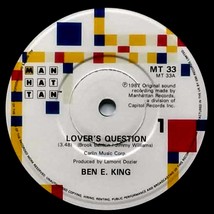 Ben E. King - Lover's Question / Because of Last Night [7" 45 rpm] UK Import PS image 2
