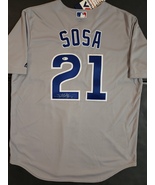 Sammy Sosa Autographed Chicago Cubs Majestic Jersey (Beckett Witnessed COA) - £263.73 GBP